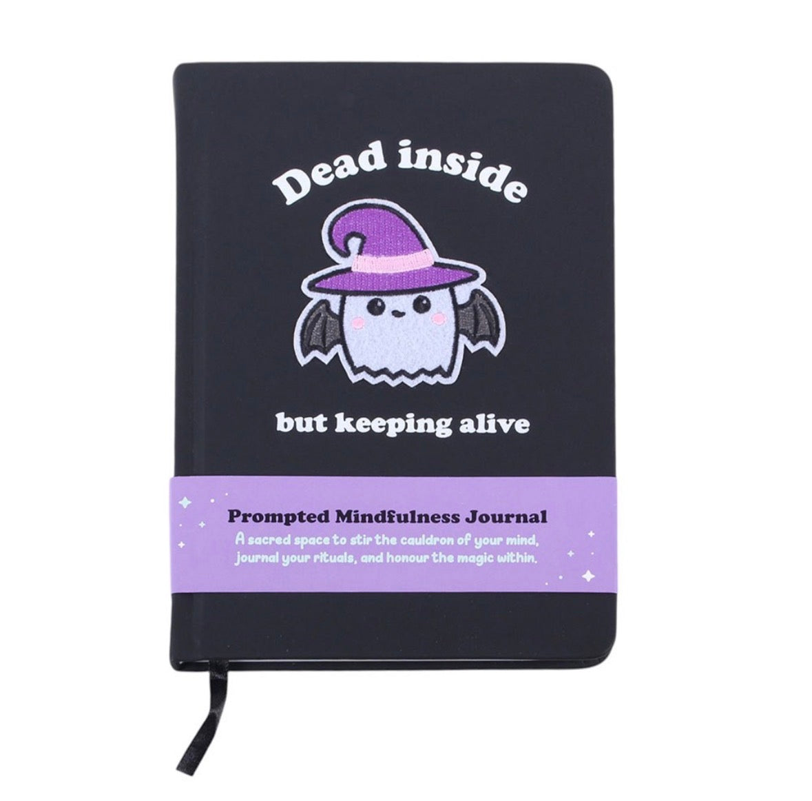 Cute Ghost prompted Mindfulness Journal