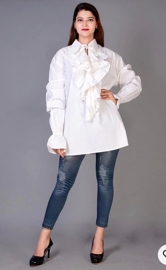 Frill Front Shirt