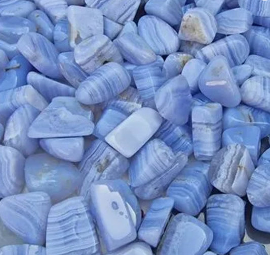 Agate Blue lace Tumblestone