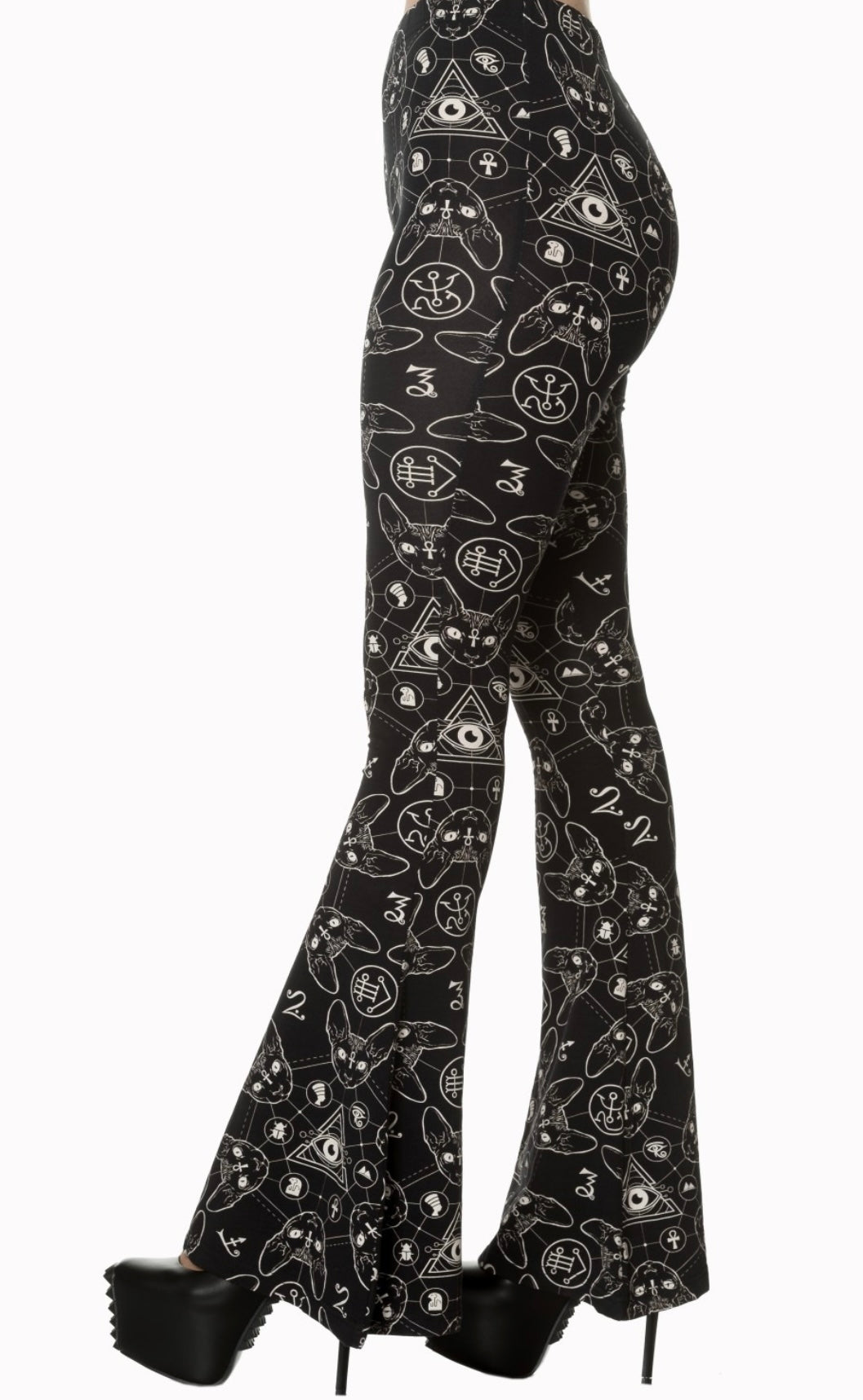 Nine lives flared leggings