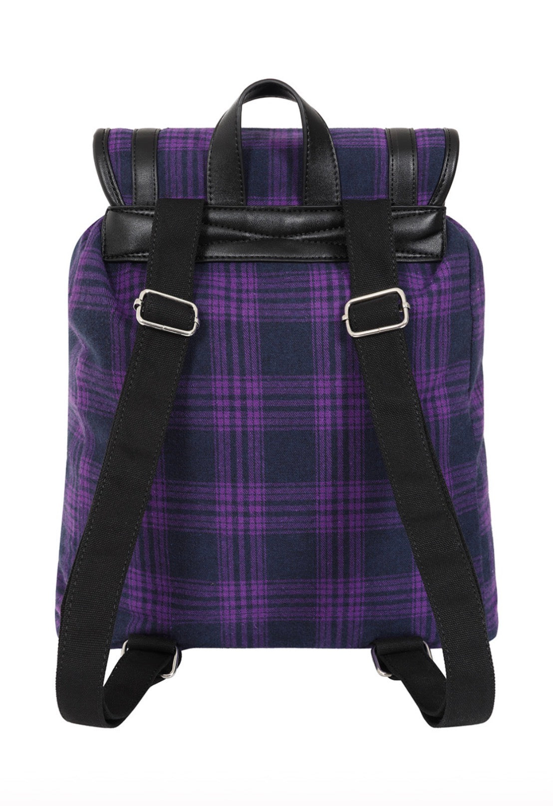 Yamy Purple Tartan Backpack