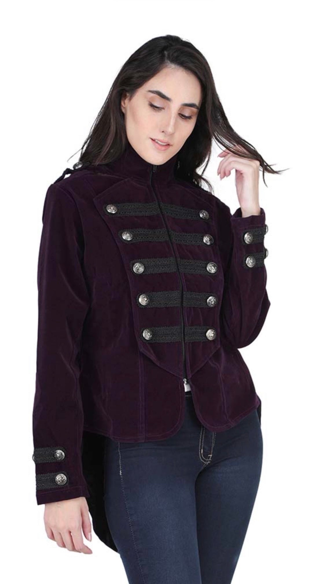 Purple Velvet Jacket