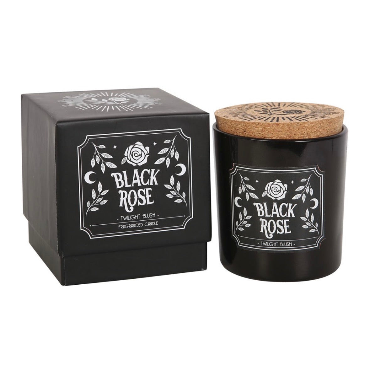 Black Rose Twilight Blush boxed Candle