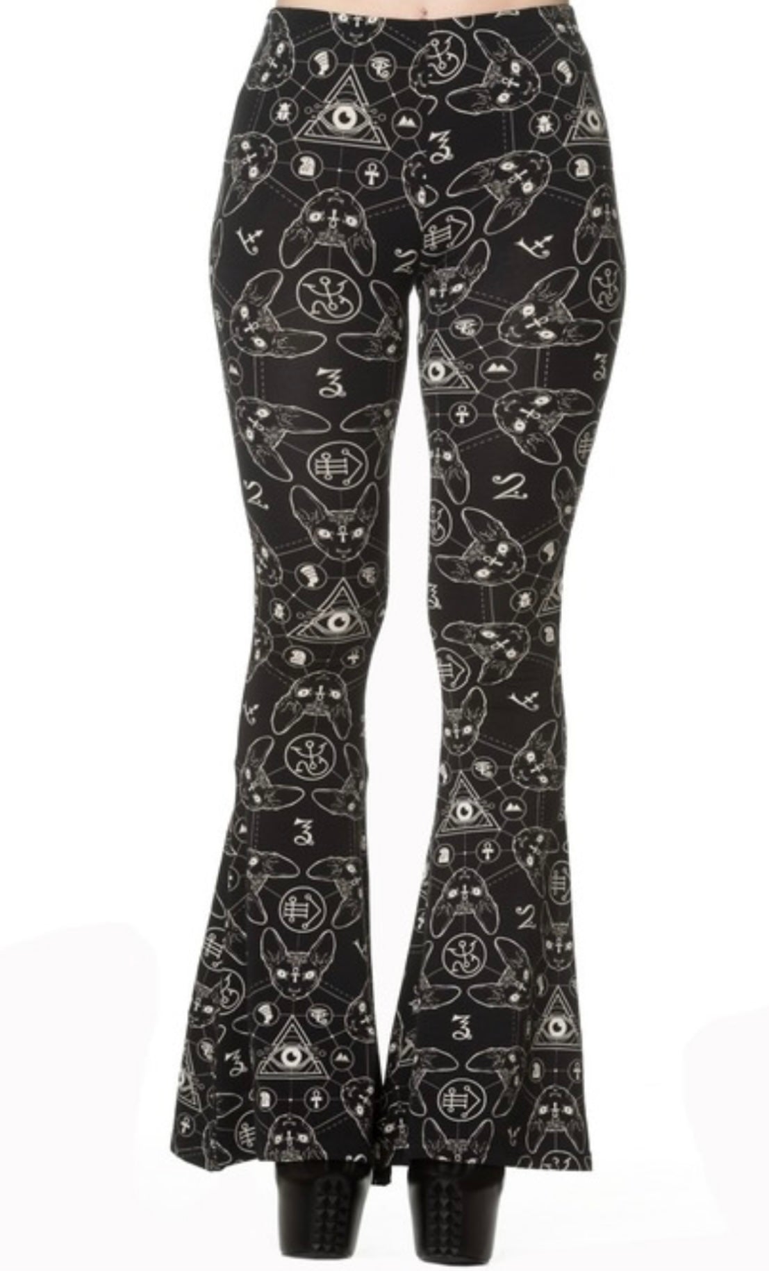 Nine lives flared leggings