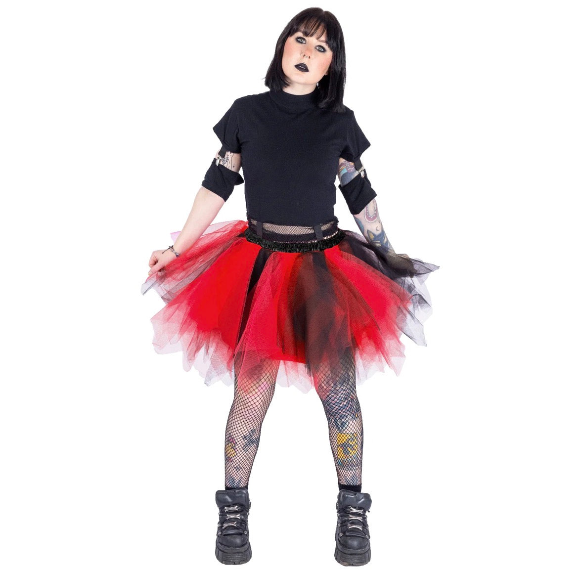 Caelia Tutu Skirt Black & Red