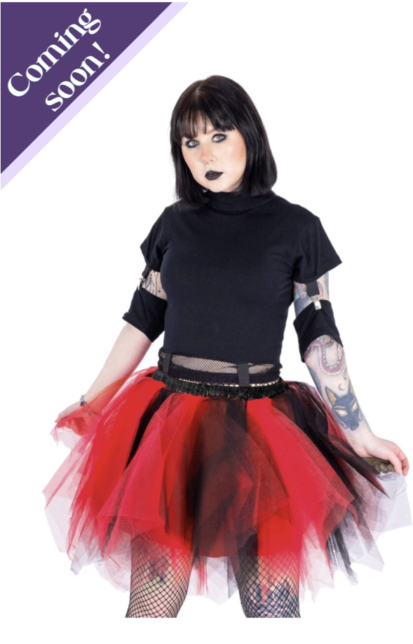 Caelia Tutu Skirt Black & Red