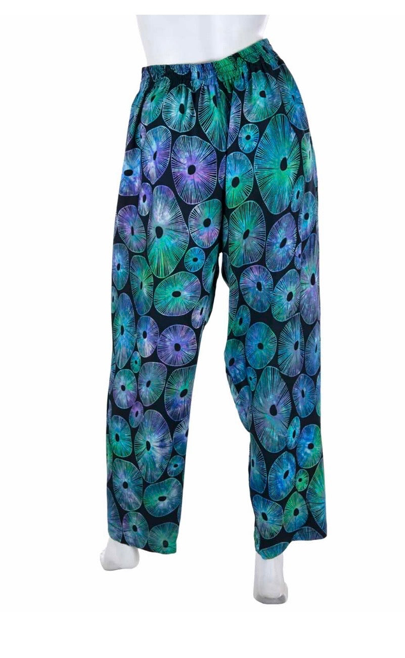 Aqua Coral elasticated Trousers