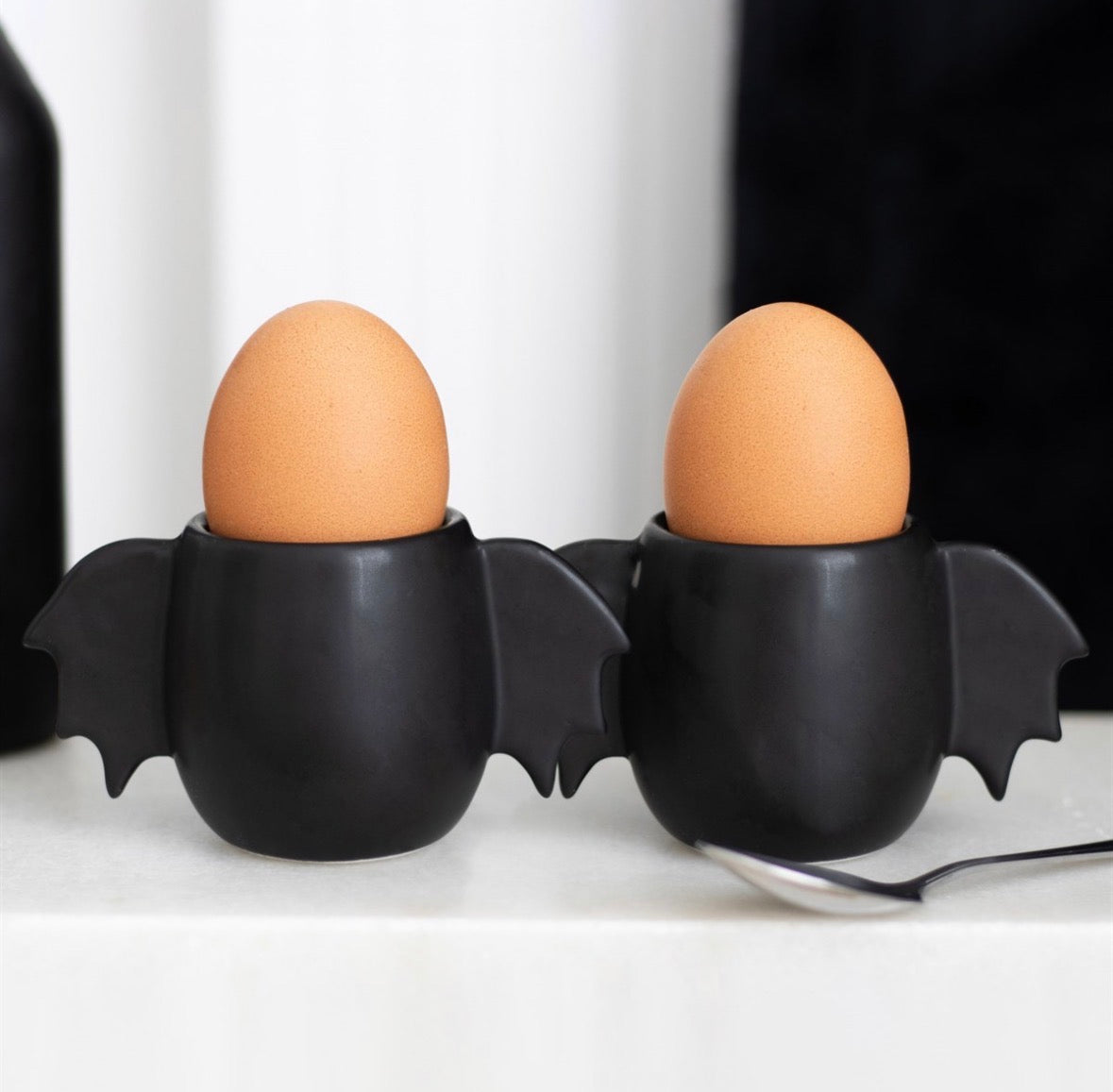 Bat wing egg cup set