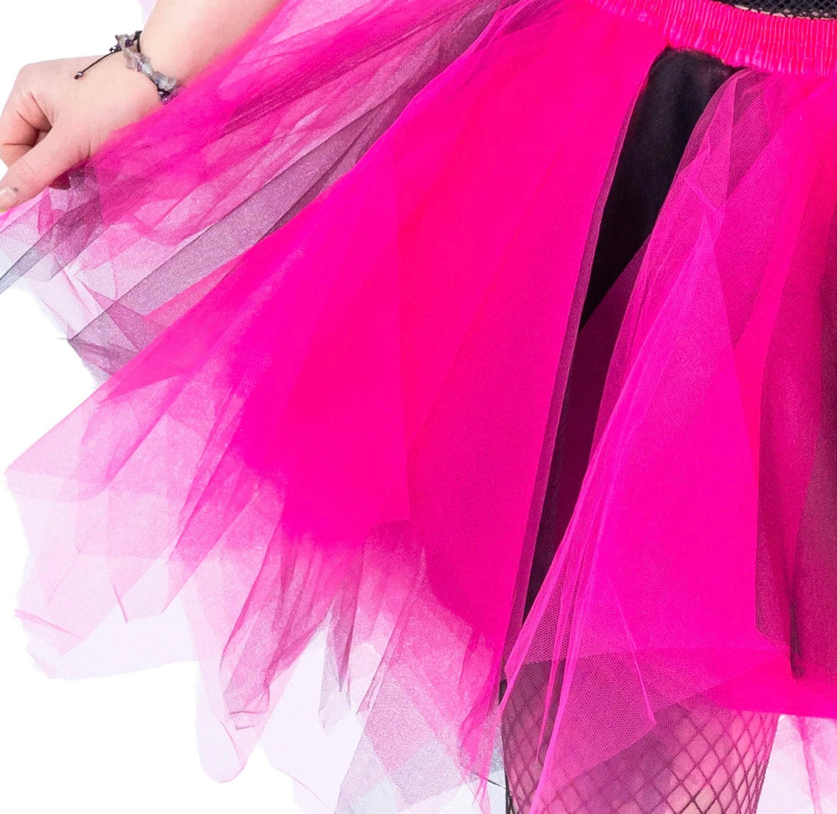 Caelia Tutu Skirt Black & Hot Pink