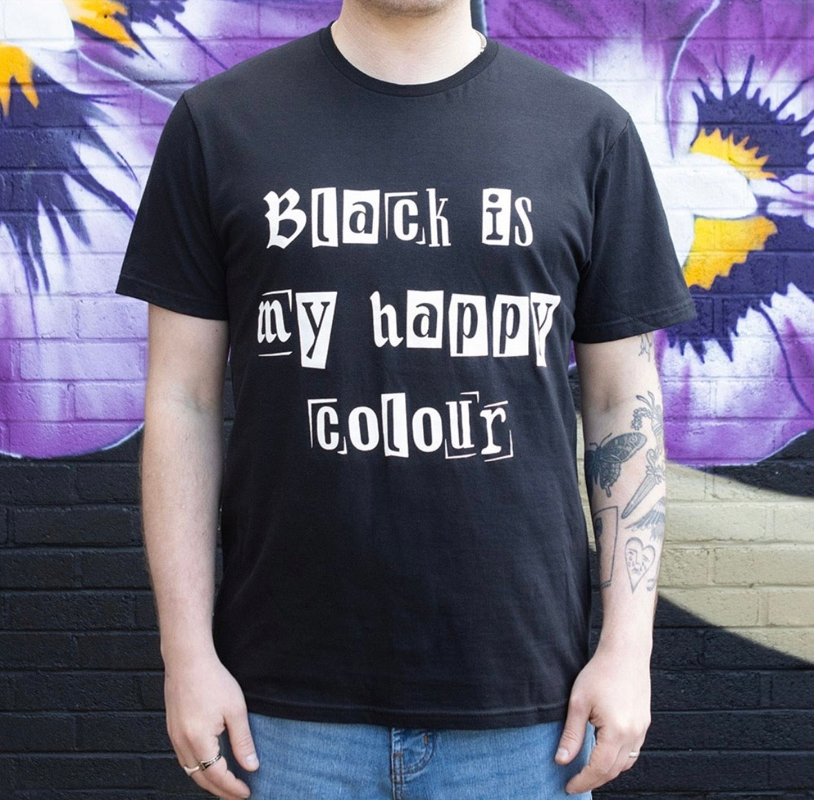 Black is my happy colour Tshirt