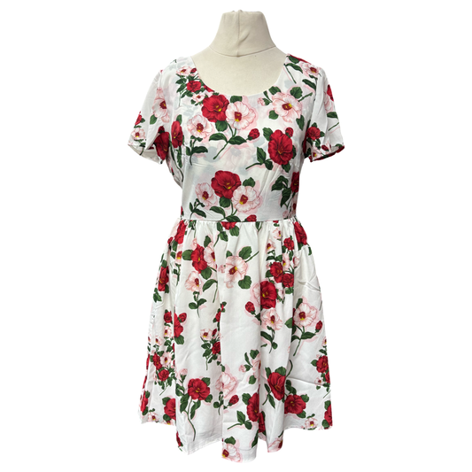 Rose Dress with tie back detail