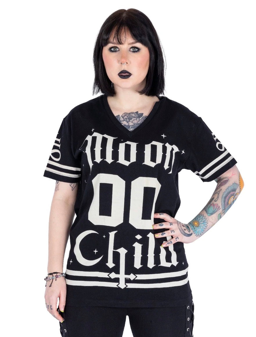 Moon Child Varsity Top