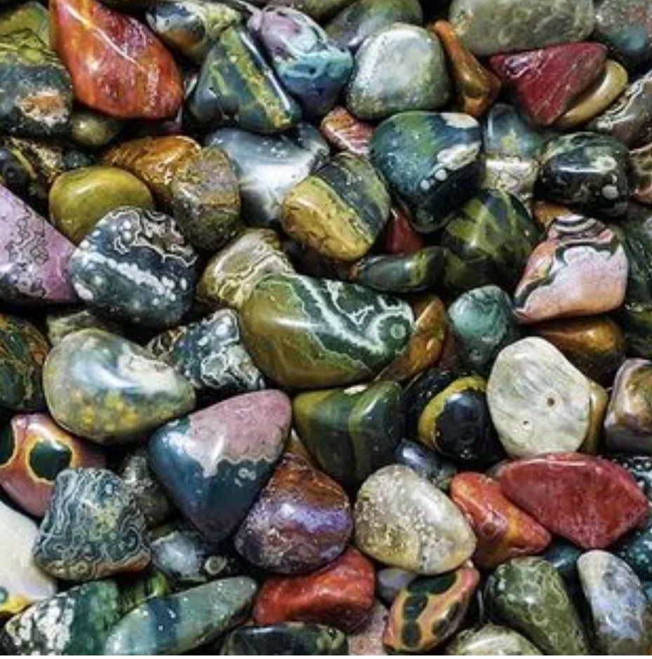 Ocean Jasper Tumblestone