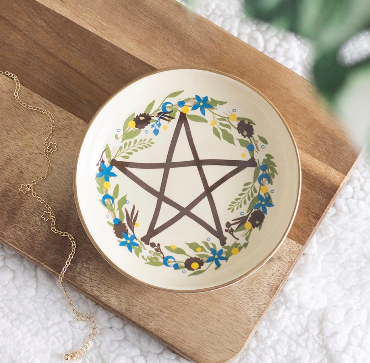 Solstice Wreath Trinket dish