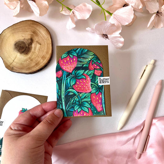 Strawberry Arch - A7 Card