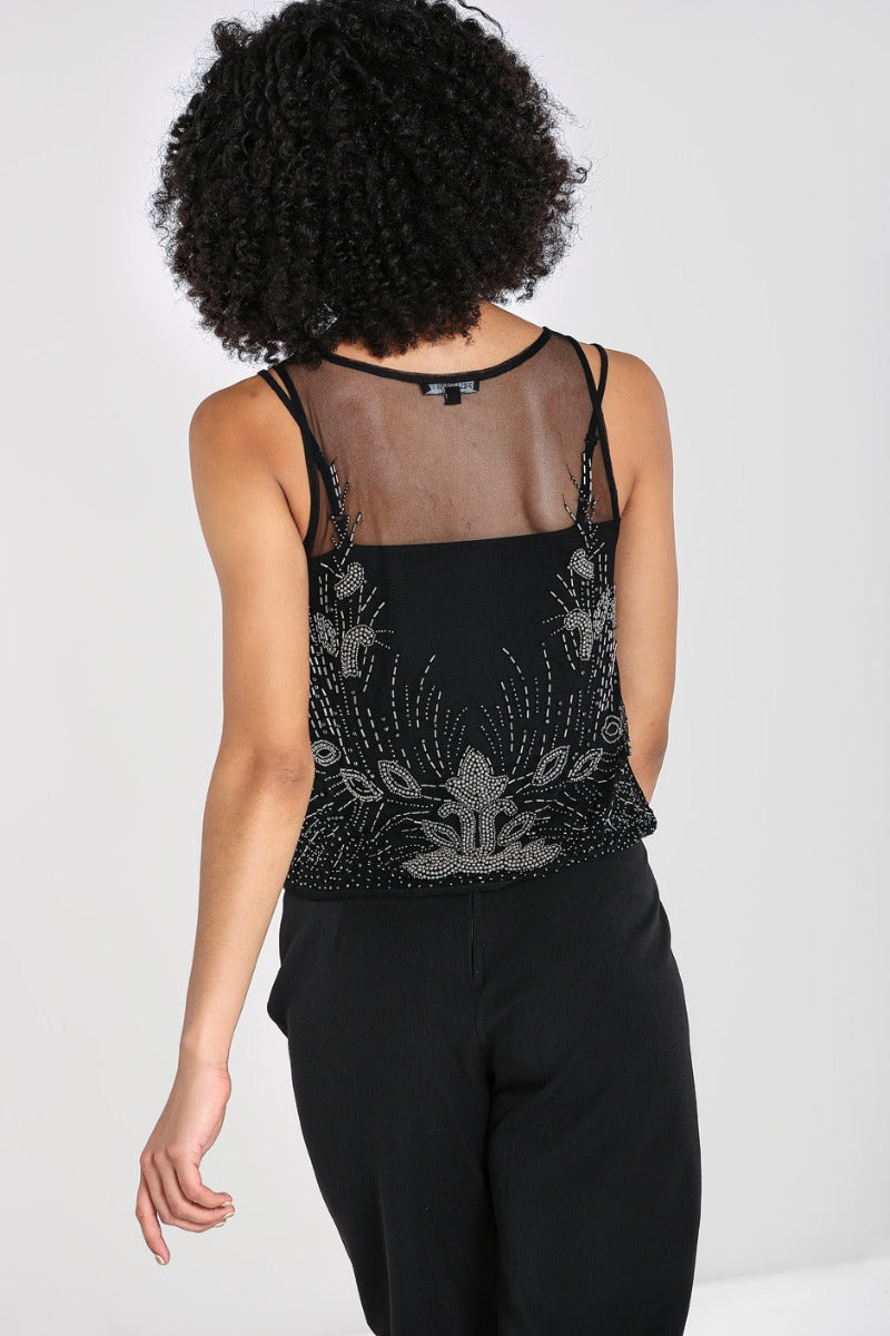 Edna 1920’s beaded Top