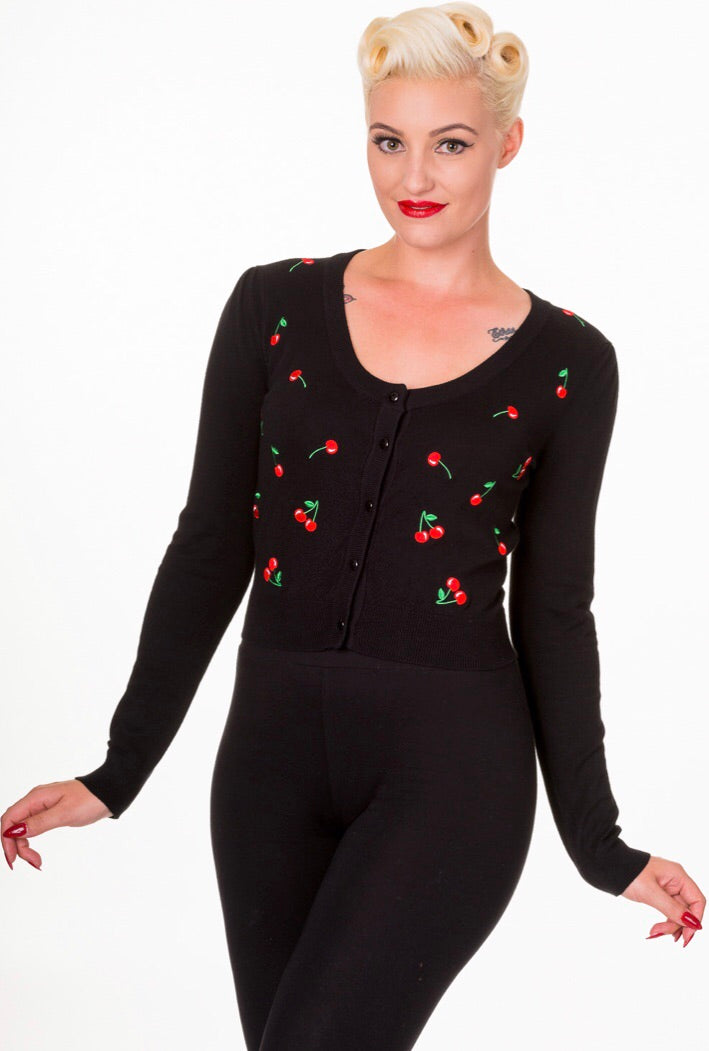 Drive me Crazy Cherry Cardigan