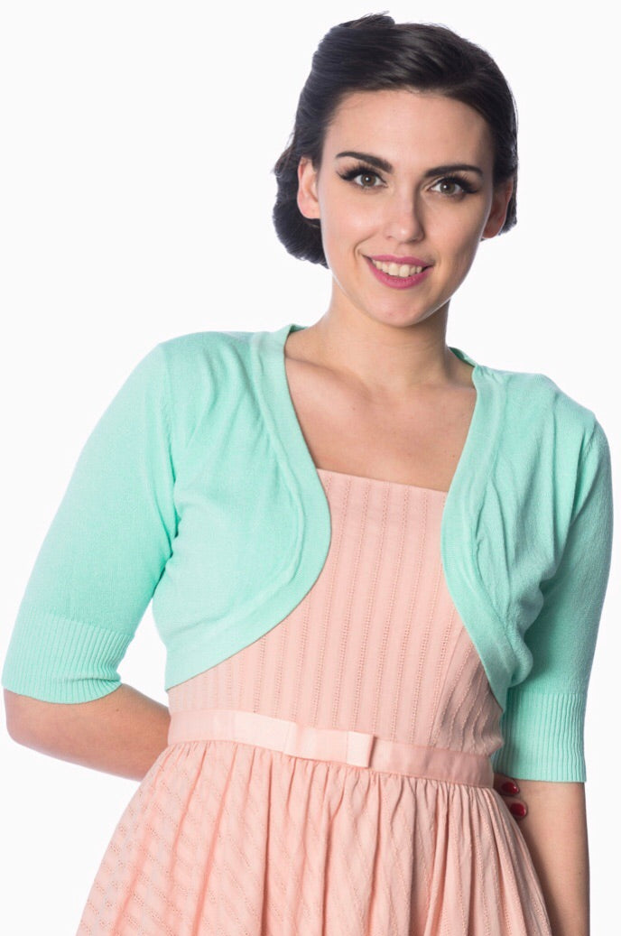 Hudson Short Sleeve Bolero Mint